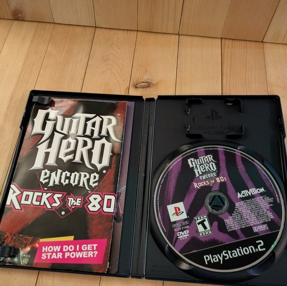 Guitar Hero Encore: Rocks the 80s for PlayStation 2 - Black Game Used - Picture 4 of 6